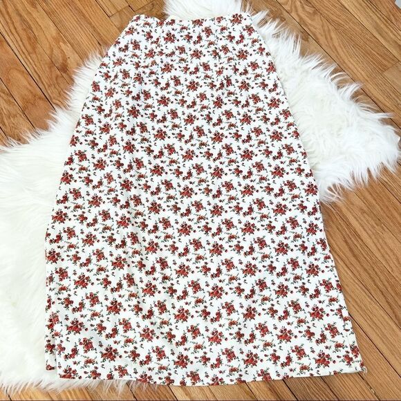 Danielle Bernstein Floral Slip Midi Skirt Size XS - Picture 3 of 6